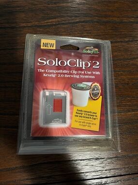 New Keurig SoloClip 2 Compatibility Clip for Keurig 2.0 Handy Coffee Accessory
